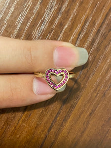 Ruby Corazón Ring